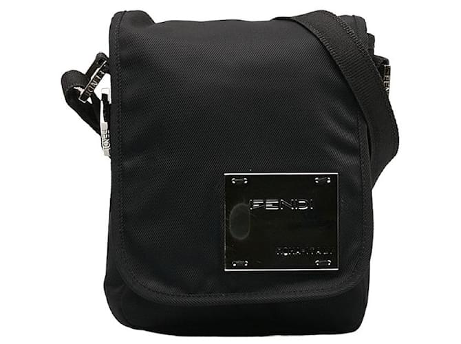 Fendi Nylon Crossbody Bag Black  ref.1312836