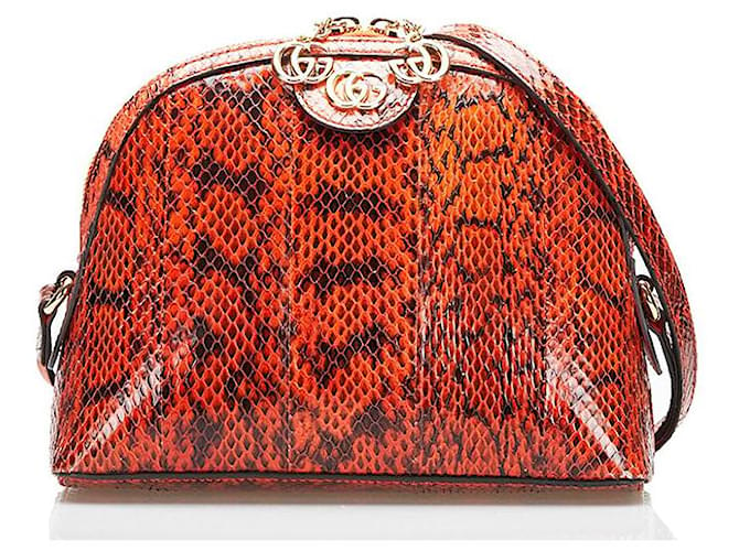 Gucci Petit sac à bandoulière Ophidia Orange  ref.1312839