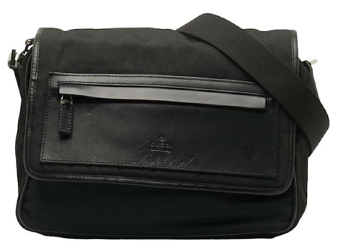 Gucci Nylon Messenger Bag Black  ref.1312861
