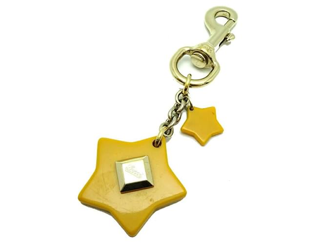 Gucci Star Charm Keychain Yellow  ref.1312868
