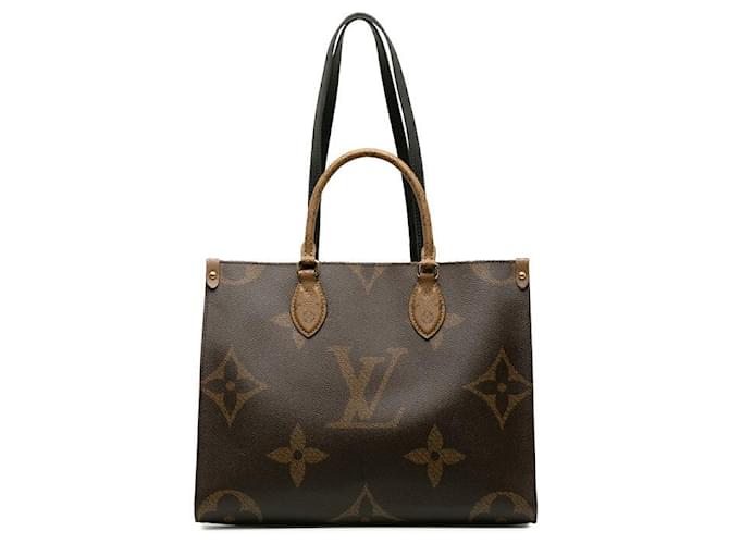 Louis Vuitton Monogramma OnTheGo MM Marrone  ref.1312930