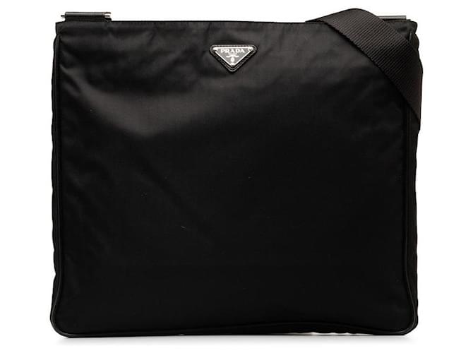 Prada Tessuto Messenger Bag Black Nylon  ref.1312947