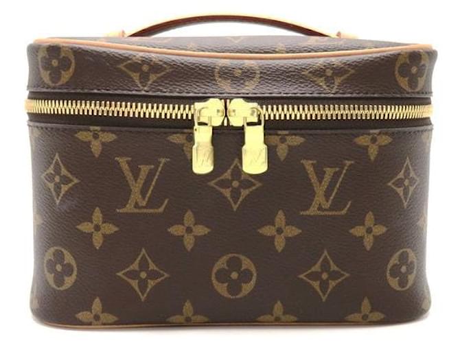 Louis Vuitton Mini beauty case con monogramma Marrone  ref.1312972