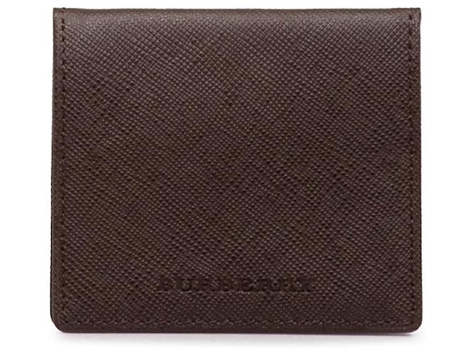 Burberry Leather coin purse Brown Pony-style calfskin  ref.1313107