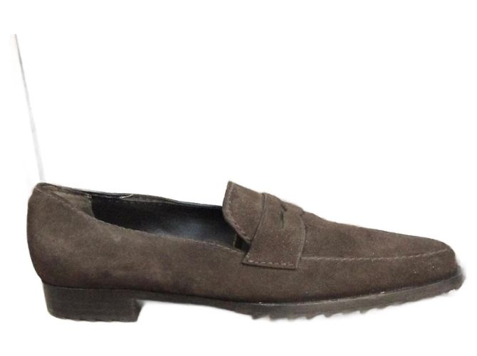 mocassins Jil Sander p 38 Marron