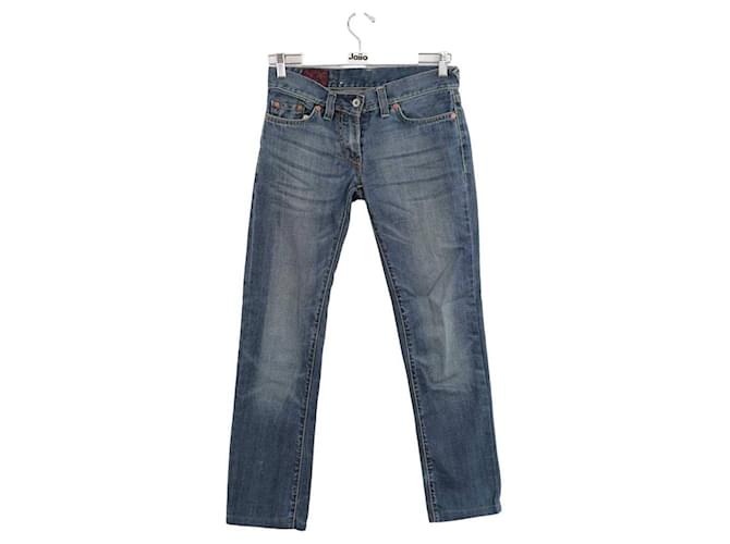 Evisu Jeans slim in cotone Blu  ref.1313258