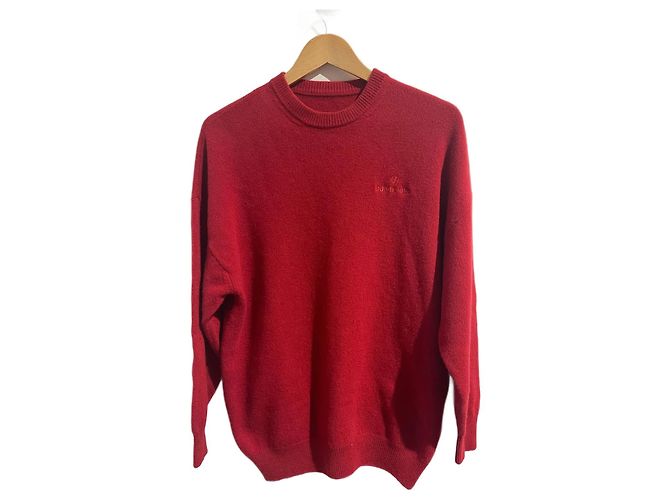 BALENCIAGA Strick T.International XS Wolle Rot