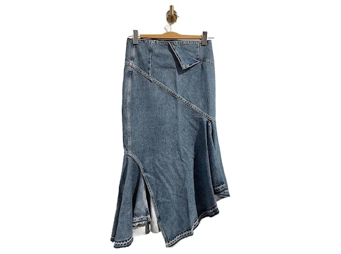Autre Marque MONSE  Skirts T.US 4 cotton Blue  ref.1313277