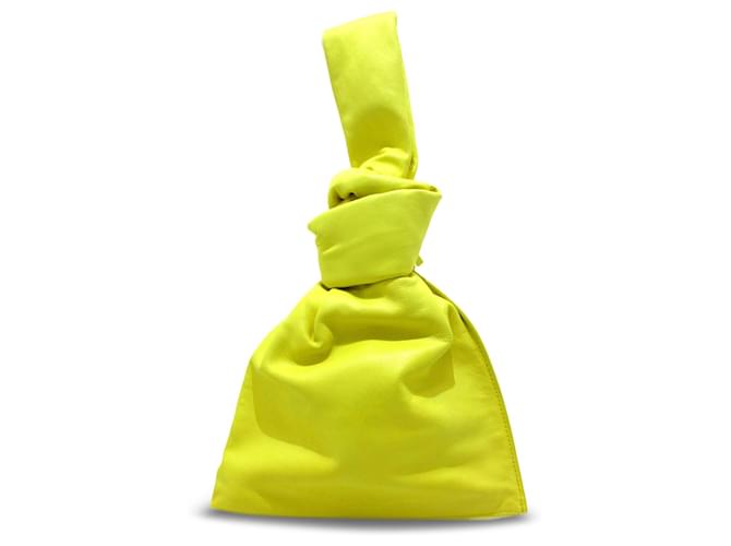 Bolso de mano Bottega Veneta The Mini Twist amarillo Cuero  ref.1313392