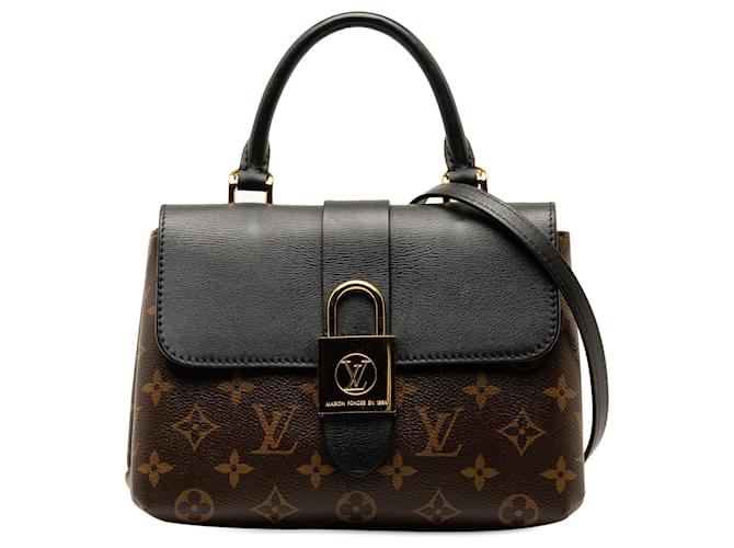 Bolsa Louis Vuitton Monograma Locky BB marrom Couro  ref.1313401