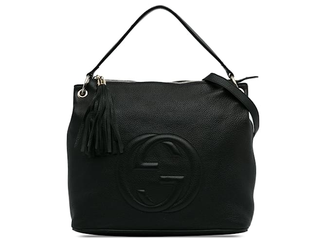 Borsa gucci soho grande nera best sale