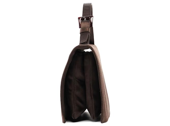 PRADA Handbags silk brown cleo  ref.1313507