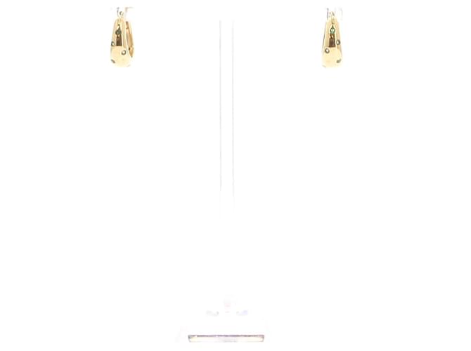 Autre Marque NICHT SIGN / UNSIGNIERTE Ohrringe T.  vergoldet Golden  ref.1313542