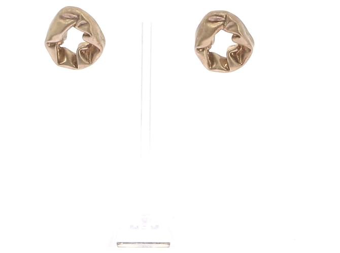 Autre Marque ŒUVRES COMPLÉTÉES Boucles d'oreilles T.  métal Doré  ref.1313606