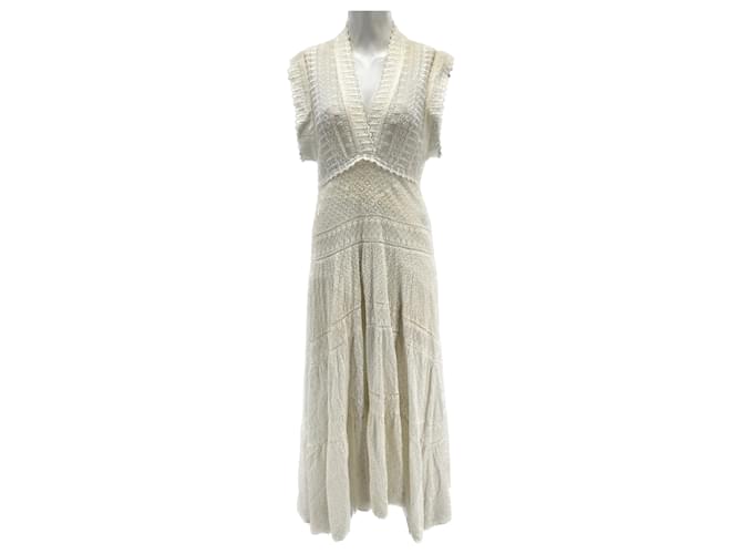 ISABEL MARANT  Dresses T.fr 40 cotton White  ref.1313621