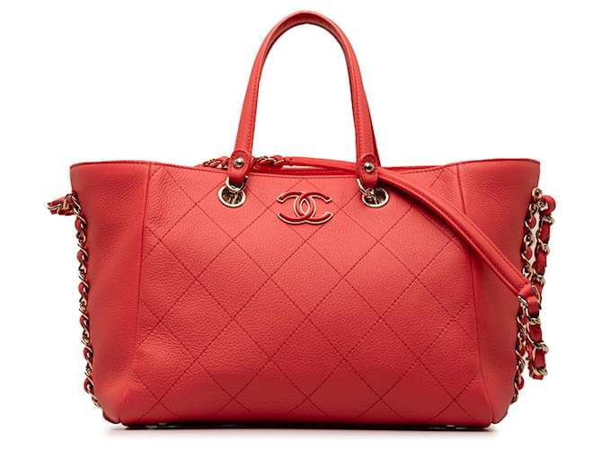 Chanel Pink Small Bullskin Neo Soft Shopping Tote Leather Pony-style calfskin  ref.1313685
