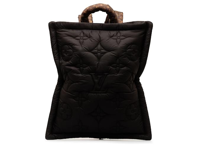 Louis Vuitton Black Econyl Monogram Pillow Backpack Cloth Nylon Cloth  ref.1313710