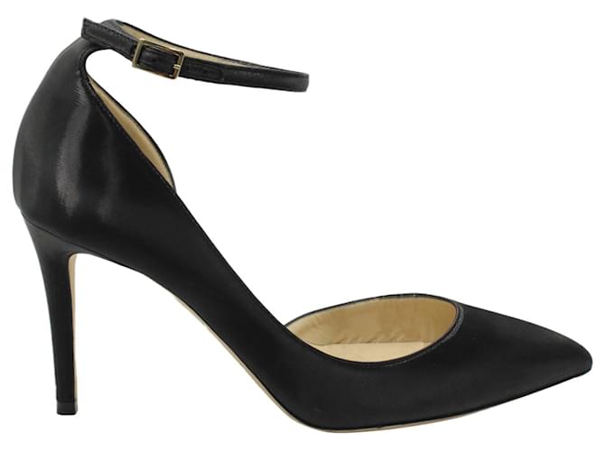 Jimmy Choo Lucy 85 Pumps in Black Leather  ref.1313768