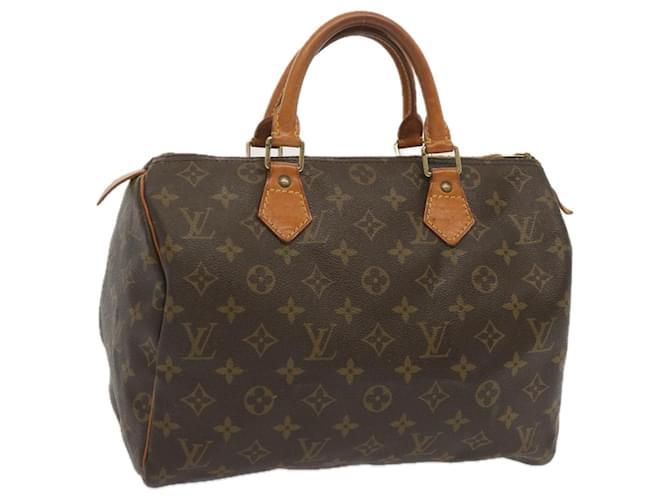 Louis Vuitton Monogram Speedy 30 Hand Bag M41526 LV Auth ki4173 Cloth  ref.1313873