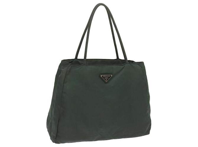 PRADA Tote Bag Nylon Green Auth 68622  ref.1313899