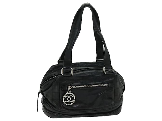 CHANEL Shoulder Bag Leather Black CC Auth bs11237  ref.1313910