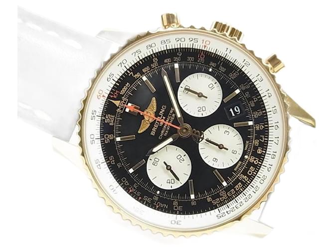 BREITLING Navitimer01 18KRG black RB0120 Genuine goods Mens  ref.1314001