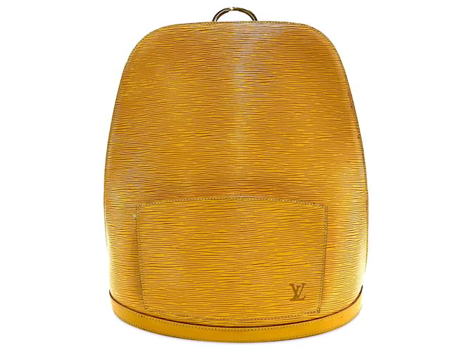 Louis Vuitton Gelbe Epi Gobelins Leder  ref.1314110