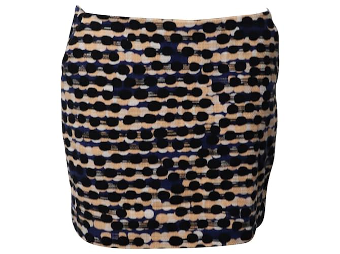 Diane Von Furstenberg Nelly Mini Skirt in Multicolor Cotton Multiple colors  ref.1314212