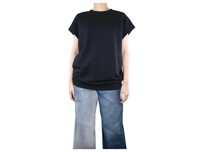 Dries Van Noten Black sleeveless sweatshirt - size XS Cotton  ref.1314229