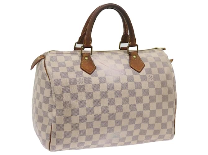 Louis Vuitton Damier Azur Speedy 30 Hand Bag N41533 LV Auth 68757  ref.1314281