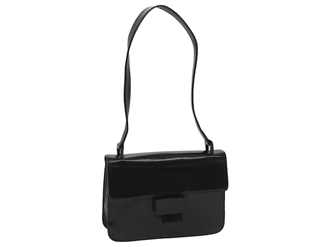 PRADA Hand Bag Leather Black Auth bs12636  ref.1314293