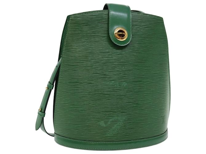 LOUIS VUITTON Epi Cluny Shoulder Bag Green M52254 LV Auth 68736 Leather  ref.1314382
