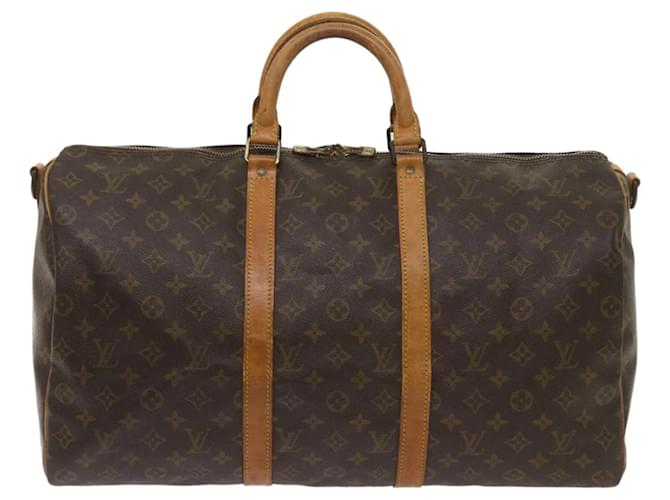 Louis Vuitton Keepall 45 Brown Cloth  ref.1314456
