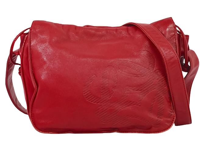 Loewe Anagram Red Leather  ref.1314502