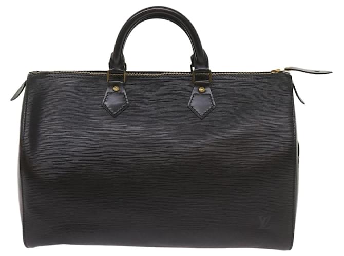 Louis Vuitton Speedy 35 Black Leather  ref.1314536
