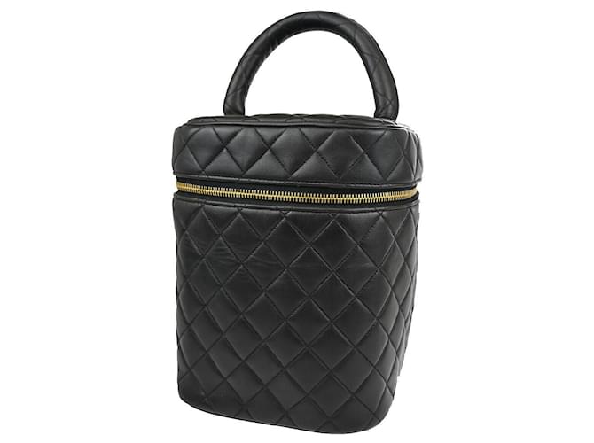 Chanel Vanity Black Leather  ref.1314598