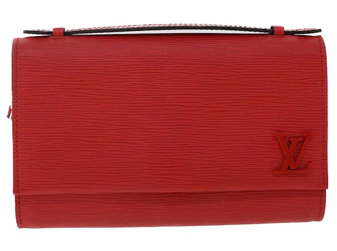 Louis Vuitton Cluny Rot Leder  ref.1314607