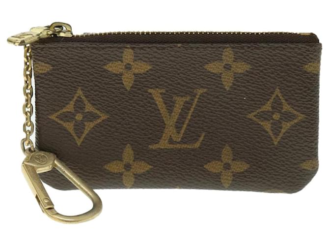Louis Vuitton Pochette Clés Brown Cloth  ref.1314654