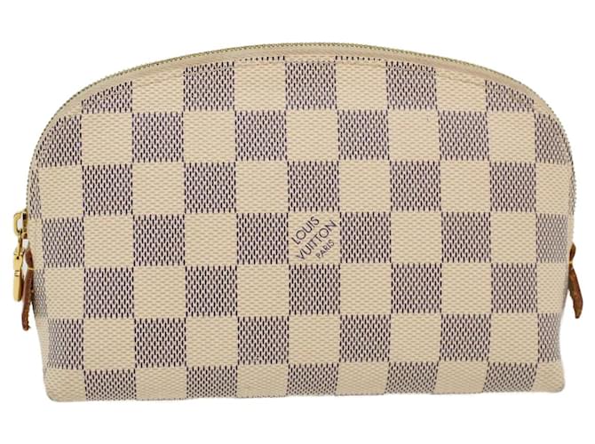 Bolsa cosmética Louis Vuitton Branco Lona  ref.1314686