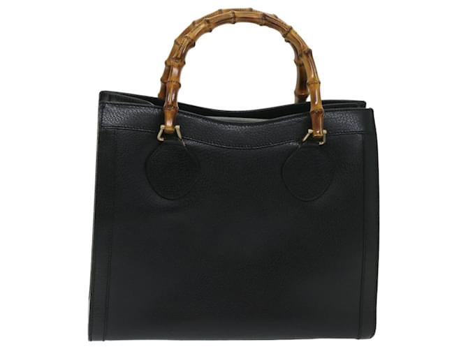 Gucci Bamboo Black Leather  ref.1314845