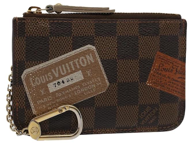 Louis Vuitton Pochette Clés Brown Cloth  ref.1314865