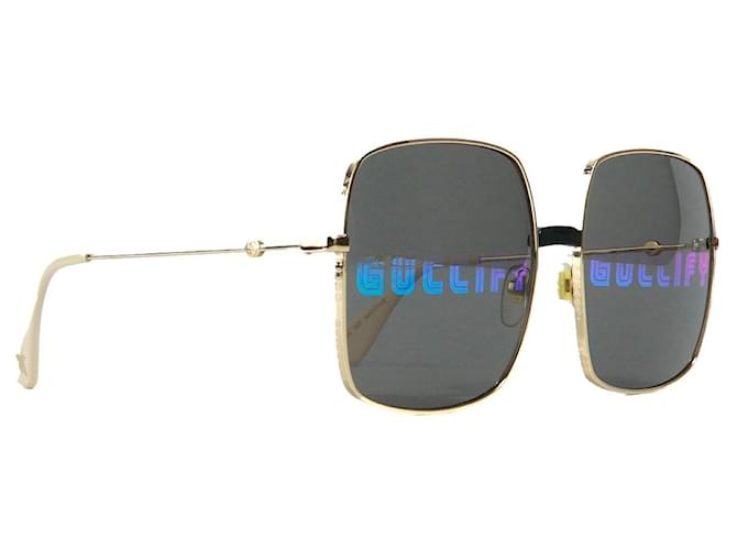 Gafas de sol GUCCI T.  metal Dorado  ref.1315045