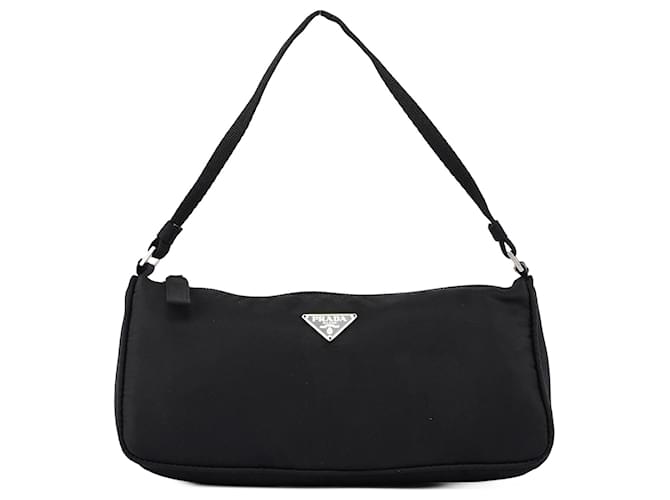 PRADA Handbags Cloth Black Tessuto  ref.1315100