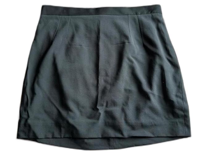 Black skirt Dolce & Gabbana size 42 Wool  ref.1315136