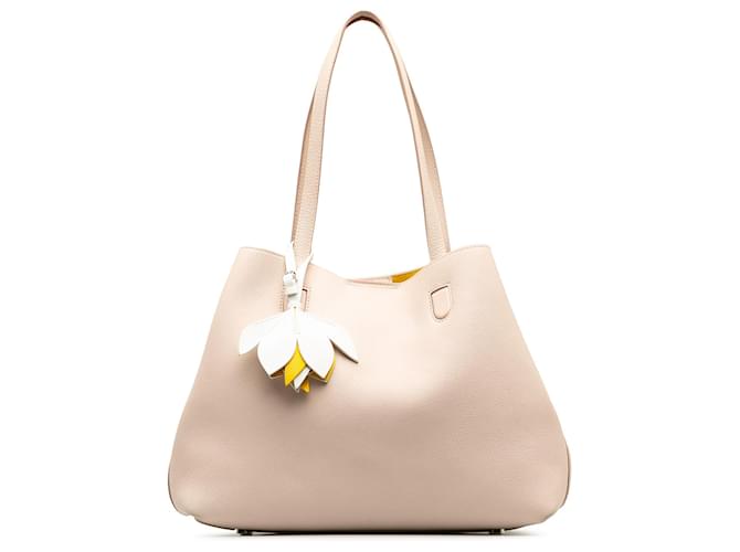 Dior Pink Medium Blossom Tote Leather Pony-style calfskin  ref.1315174