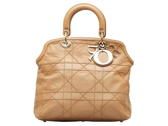 Dior Cannage Leather Granville Tote  ref.1315320