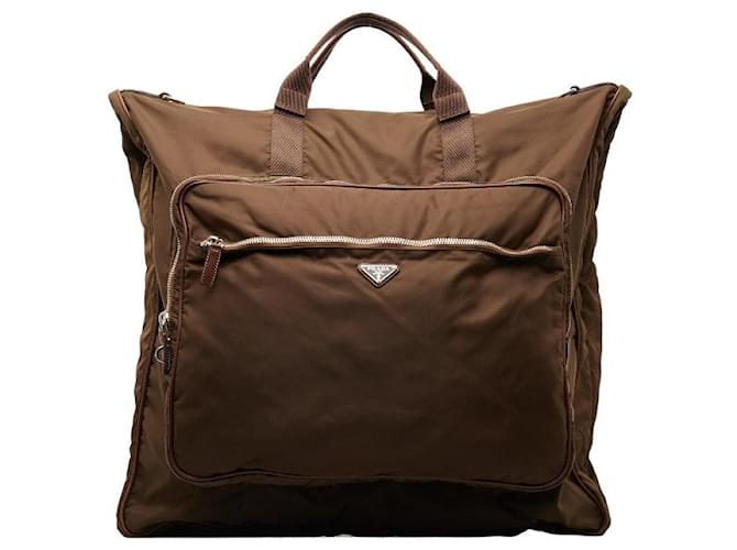 Prada Tessuto Pocket Convertible Travel Bag Cloth  ref.1315342