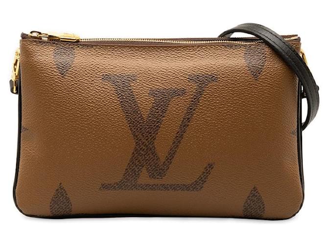 Louis Vuitton Monogram Giant Pochette con zip foderata al contrario M69203 Tela  ref.1315347