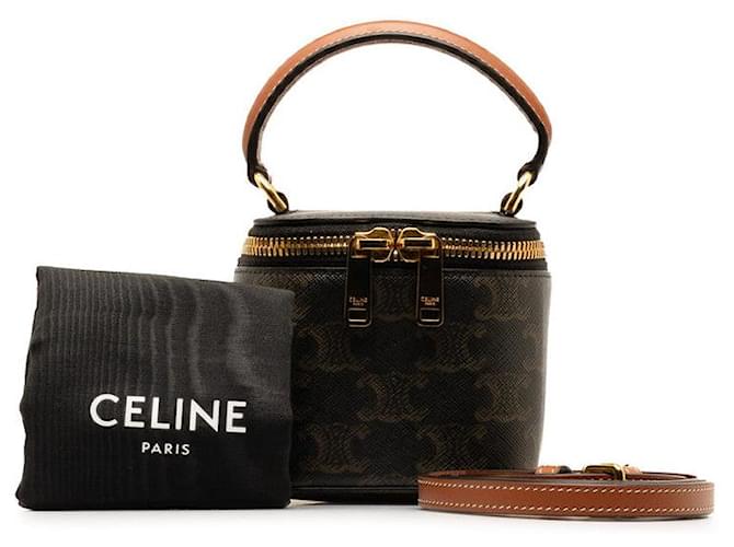 Céline Triomphe Canvas Vanity Bag Cloth  ref.1315349