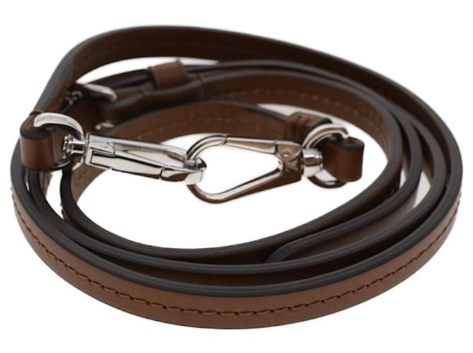 Louis Vuitton shoulder strap Brown Leather  ref.1315358